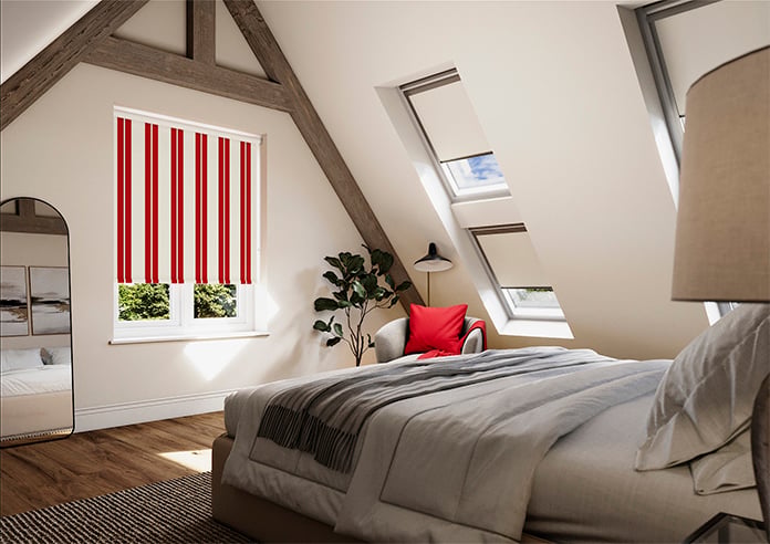 The British Stripe Co. Edward, London No.1 - Roller Blind - Image 7
